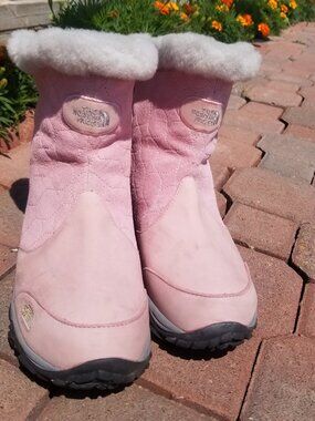 Pink Womens North Face Winter Boots